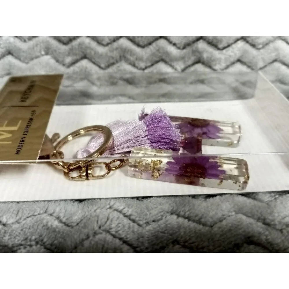Modern Expressions Letter Keychain 